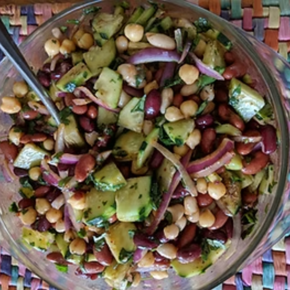4X Crazy Vegan Bean Salad
