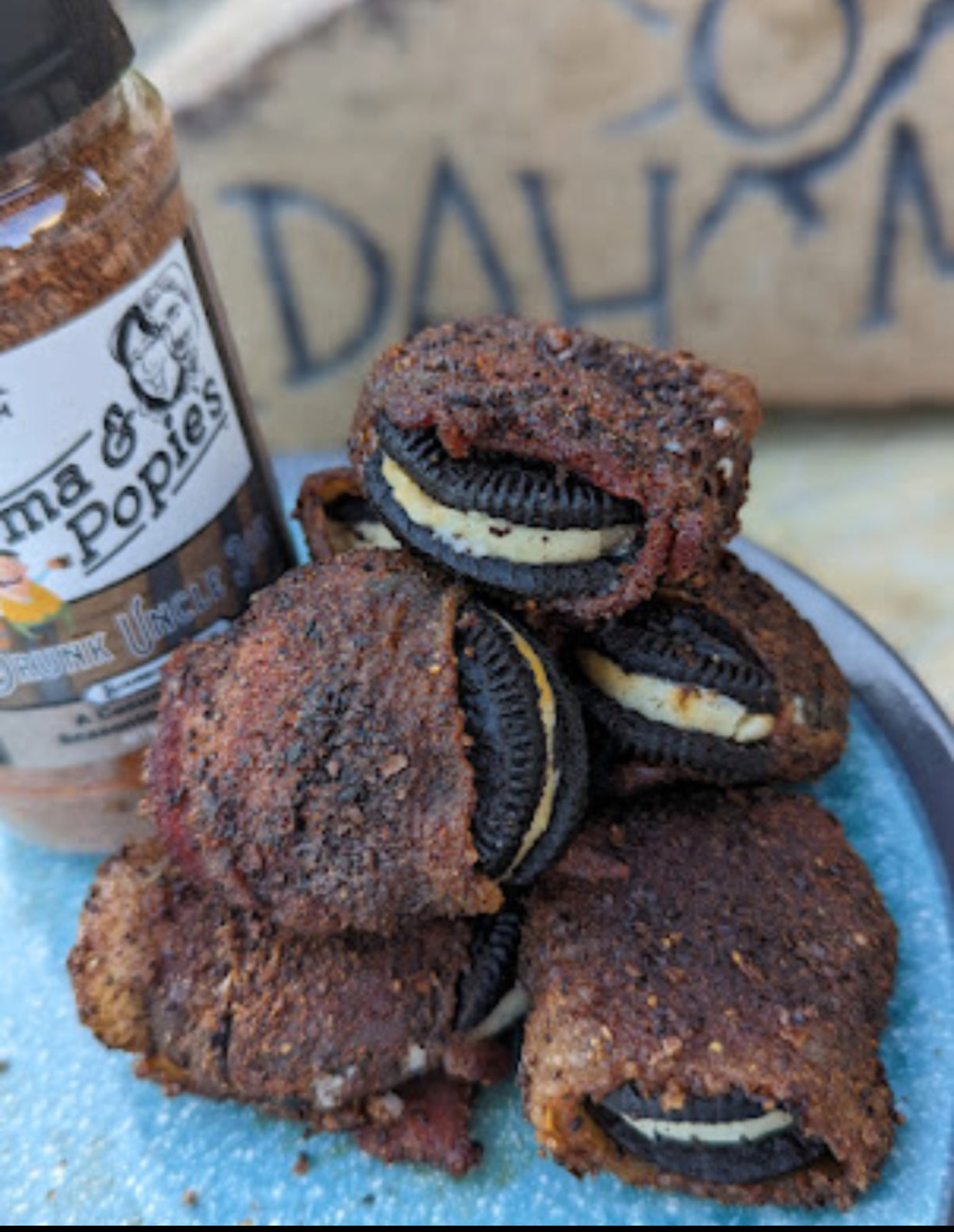 Drunkin' Bacon Wrapped Oreo's