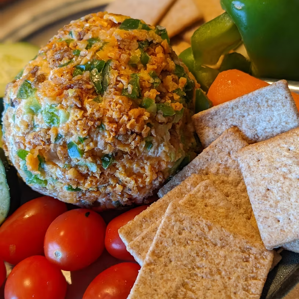 Spice Up Your Snack Game with our Southwest Cheeseball Recipe!