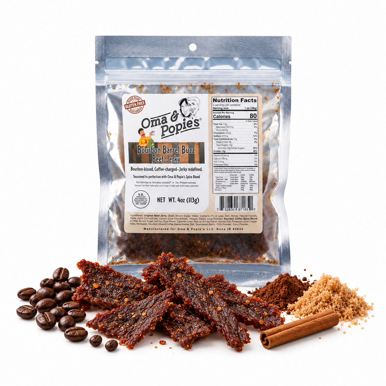 Beef Jerky - Bourbon Barrel Buzz