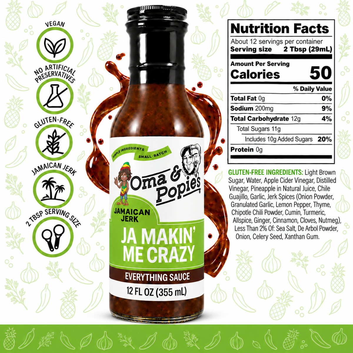 Ja Makin' Me Crazy (Jamaican Jerk) Everything Sauce