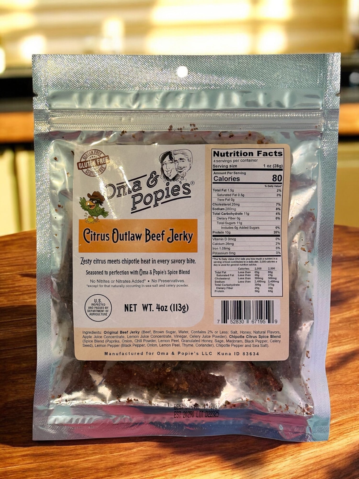 Beef Jerky - Citrus Outlaw