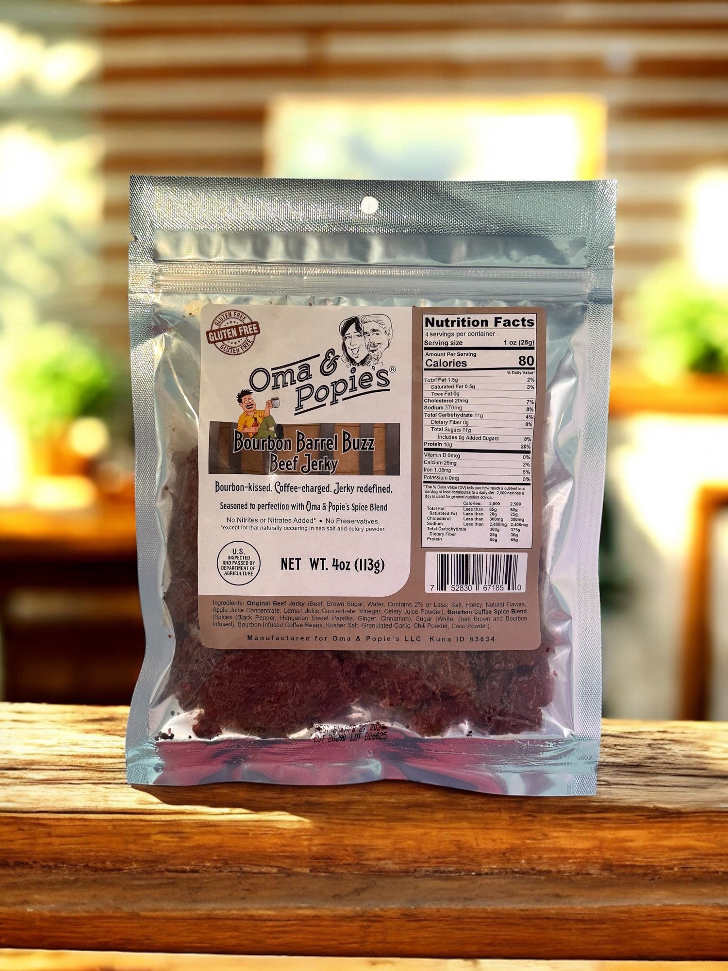 Beef Jerky - Bourbon Barrel Buzz