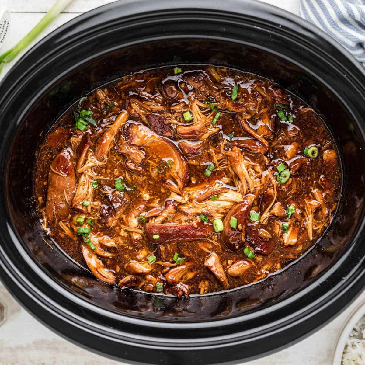 Crockpot Bourbon Chicken