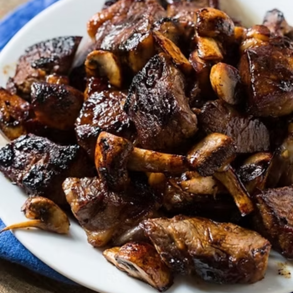 Drunk Uncle Bourbon Steak Tips