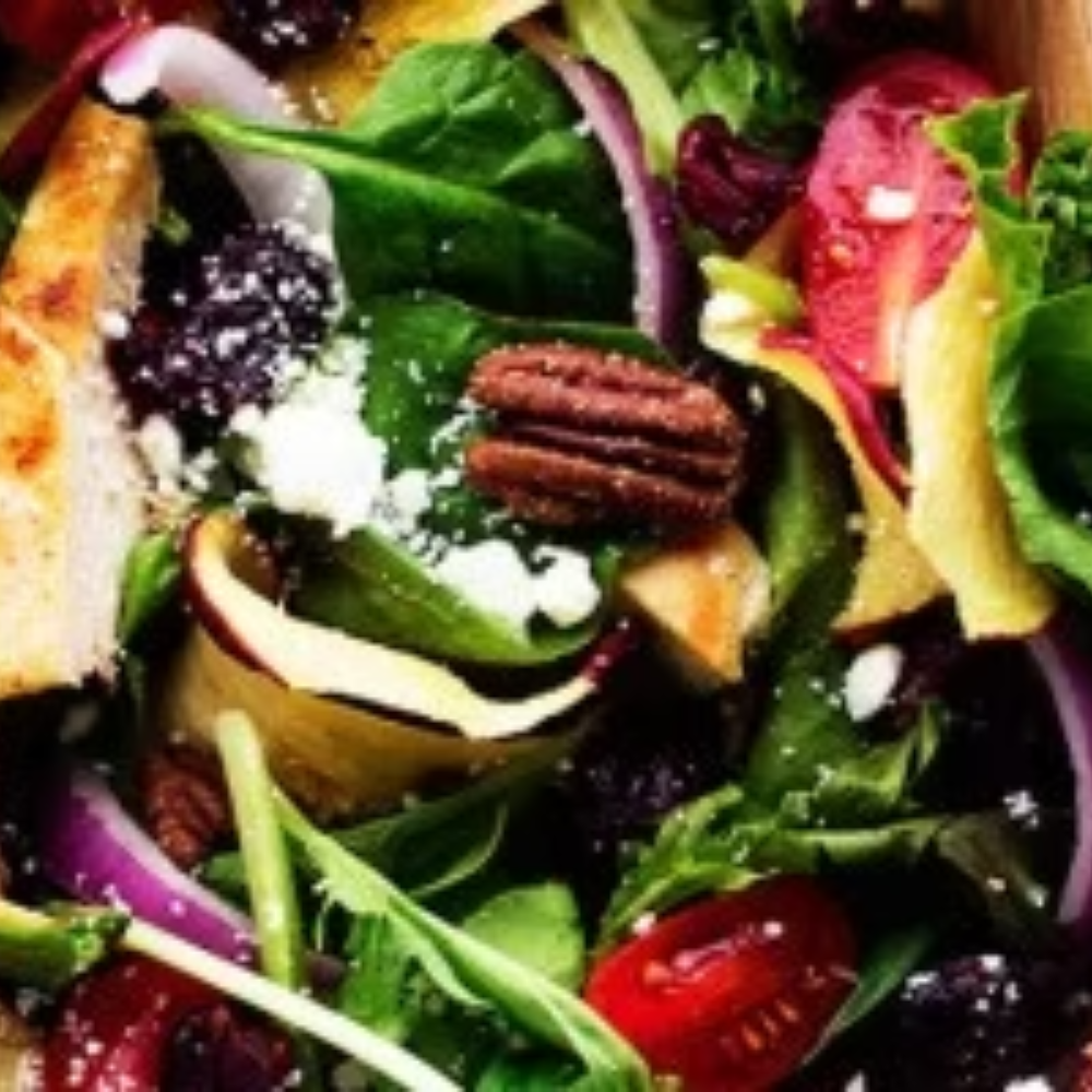Melonie’s Spring Greens with Grilled Chicken