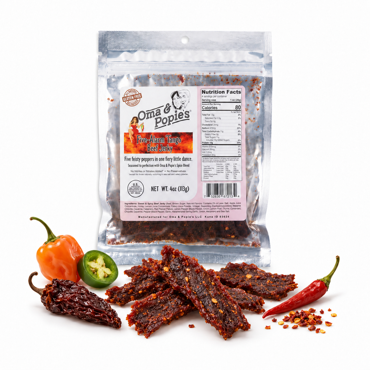 Beef Jerky - Five - Alarm Tango